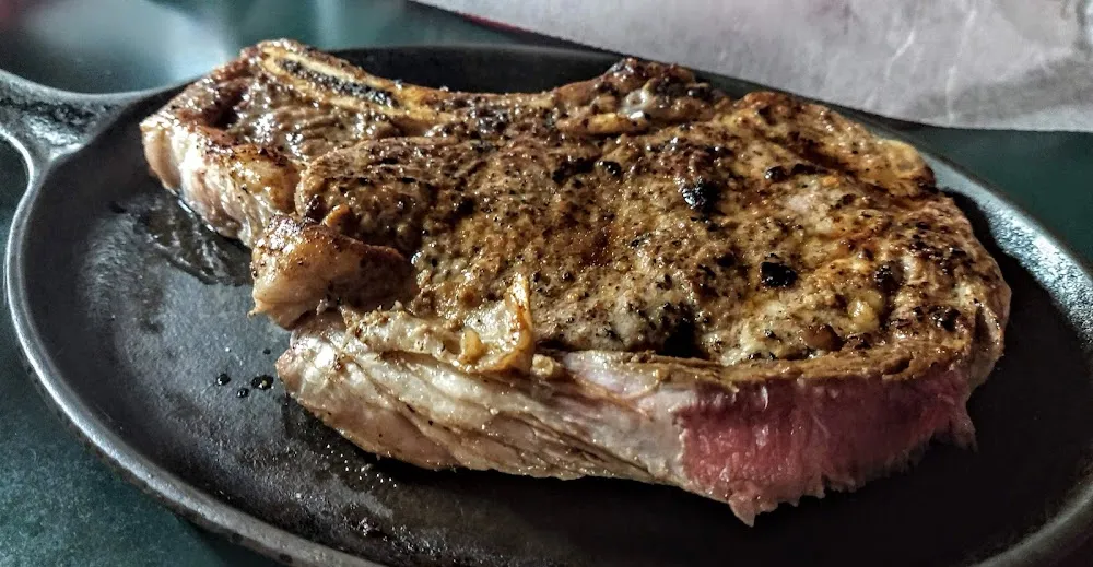 Bone-In Ribeye Cooked to Perfection by Our Lady of the House Sandi