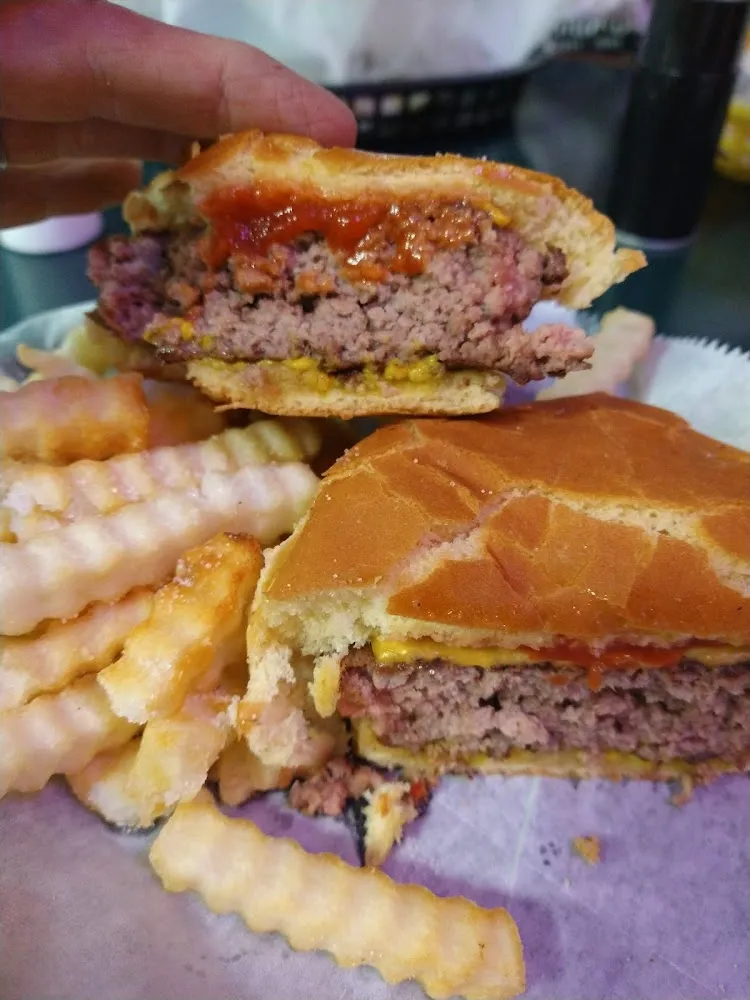 Cheeseburger and Fries